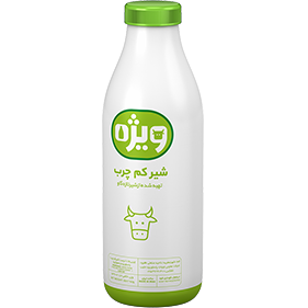 شیر بطری کم چرب